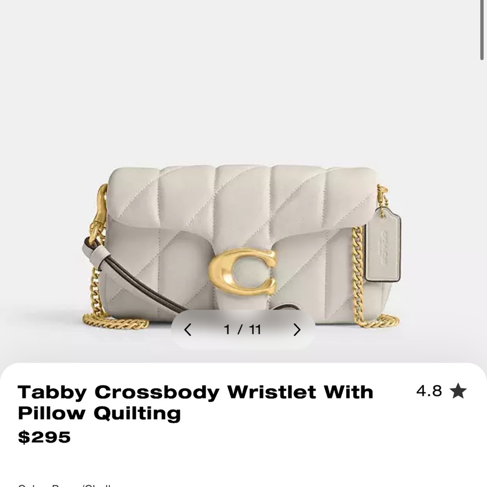 Tabby Crossbody Wristlet With Pillow Quilting